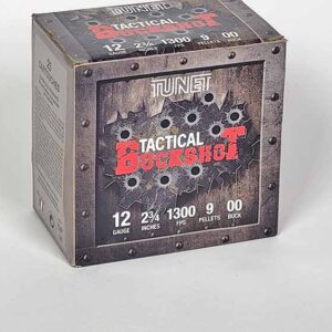Tunet – 12 Gauge – #00 Buckshot – 9 Pellet – 2-3/4” – 25rds