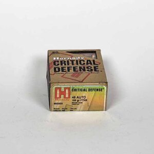 Hornady Critical Defense - 45 Auto (ACP) - 185gr - FTX - 20rds