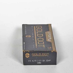 Speer Gold Dot - 45 Auto (ACP) - 230gr - GDHP - 50rds
