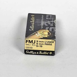 Sellier & Bellot - 9mm Luger - 115gr - FMJ - 50rds