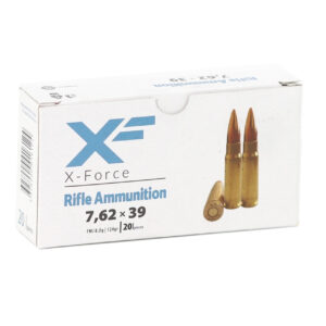 ATS XForce 7.62x39mm Ammunition 124 Grain Full Metal Jacket 20 Rounds