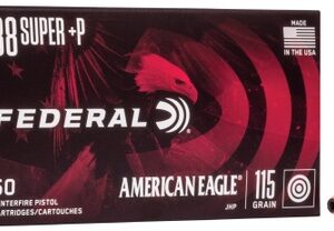 Federal American Eagle American Eagle .38 Super +P 115 GR JHP 50/Box