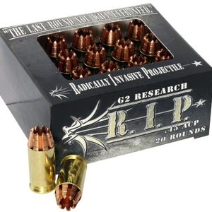 G2 Research R.I.P. .45 ACP RIP 162gr HP 1020 fps 20/box