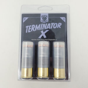 Reaper Defense Terminator 12 Gauge Ammunition 2-3/4" Hollow Core Slug That Expands 2" 3 Rounds