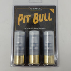 Reaper Defense Pit Bull 12 Gauge Ammunition 2-3/4" 00 Buck With Heavy Duty Slug 3 Rounds