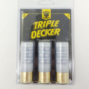 Reaper Defense Triple Decker 12 Gauge Ammunition RDG1256 2-3/4" With 9 Large Bead Balls 3 Rounds