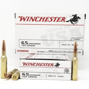 Winchester 6.5 Creedmoor Ammunition Best Value USA65CM 125 Grain Open Tip Match 20 Rounds