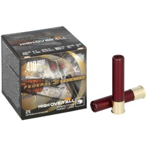 Federal Premium Ammo High Over All 410 Bore 2.5" 1/2 oz #8 Shot 1200 FPS 25/box