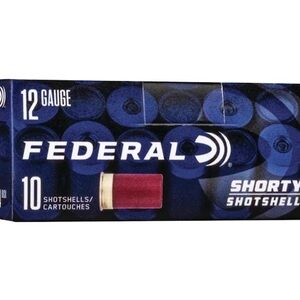 Federal Shorty Shell 12ga Minishell shotshell 12 gauge 1.75" #4 Buckshot 15 Pellets 10/box