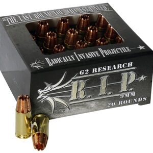 G2 Research R.I.P 9mm 92gr Lead Free copper bullet RIP Radically Invasive Projectile 20/box