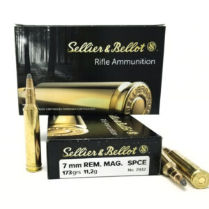 Sellier & Bellot 7mm Rem Mag Ammunition SB7A 173 Grain SPCE 20 Rounds