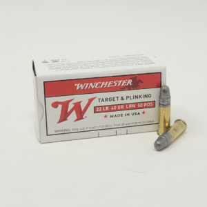 Winchester 22 Long Rifle Ammunition USA22LR 40 Grain Lead Round Nose 50 Rounds