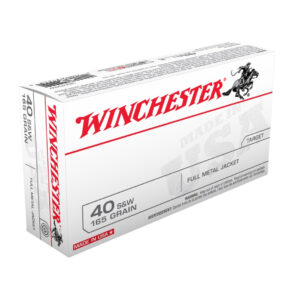 Winchester 40 S&W USA40SW 165 gr FMJ 50rds