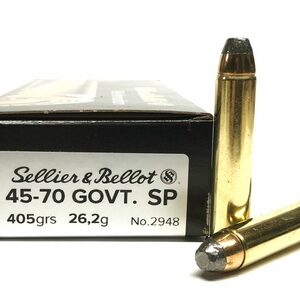 SELLIER & BELLOT RIFLE .45-70 GOV 405 GR SP 1509 FPS 20 RD/BOX