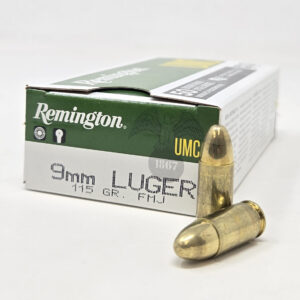 Remington UMC - 9mm - 115 gr - FMJ - 50rds