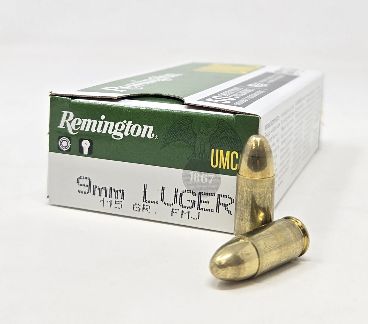 Remington UMC - 9mm - 115 gr - FMJ - 50rds