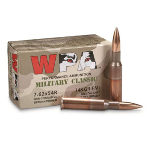 Wolf Military Classic - 7.62x54R - 148 Grain - Full Metal Jacket - 20rds